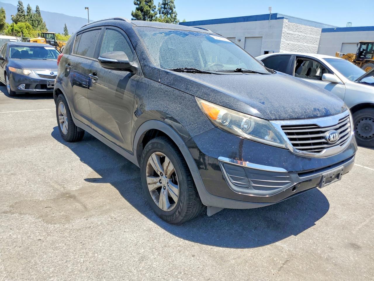 2013 Kia Sportage Lx Black vin: KNDPB3A21D7510526