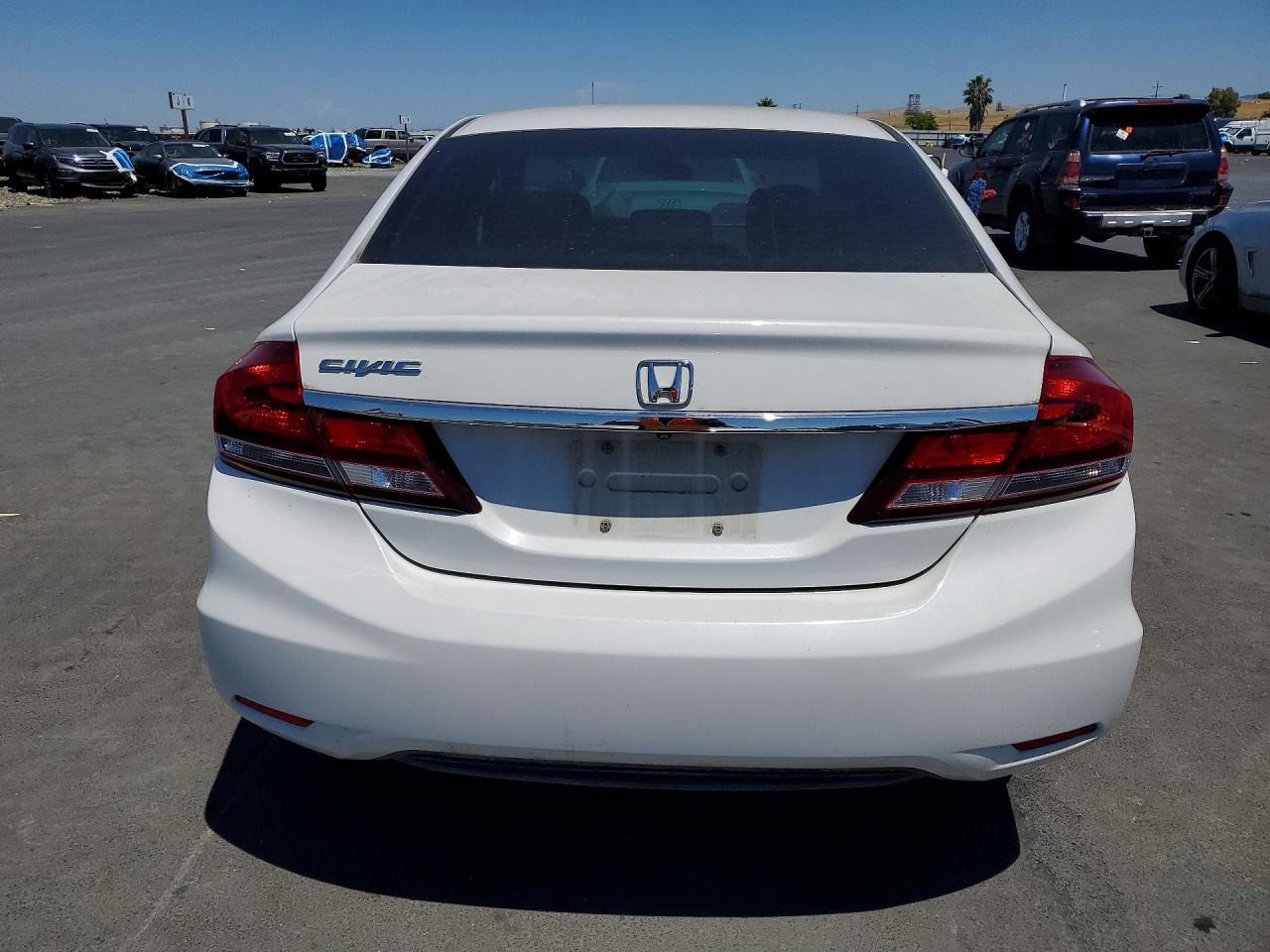2015 Honda Civic Exl White vin: 19XFB2F96FE206252