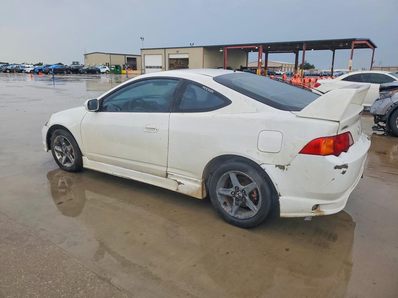 2004 Acura Rsx White vin: JH4DC548X4S005740