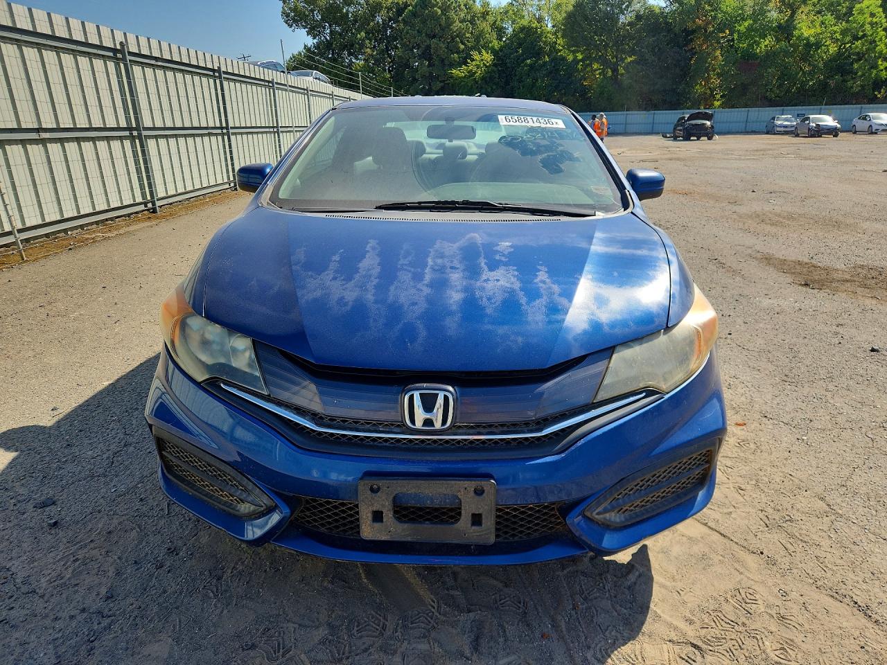 2014 Honda Civic Lx Blue vin: 2HGFG3B56EH516061