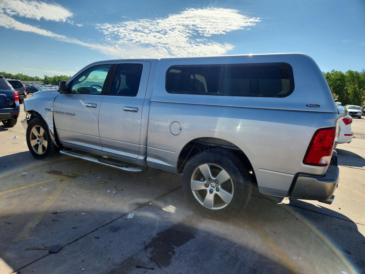 2012 Dodge Ram 1500 Slt Silver vin: 1C6RD7GTXCS153909