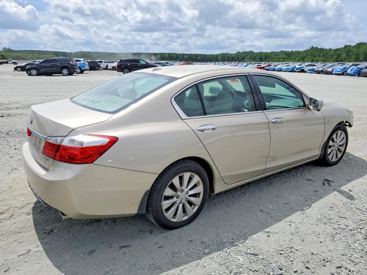2013 Honda Accord Exl Tan vin: 1HGCR3F82DA021547