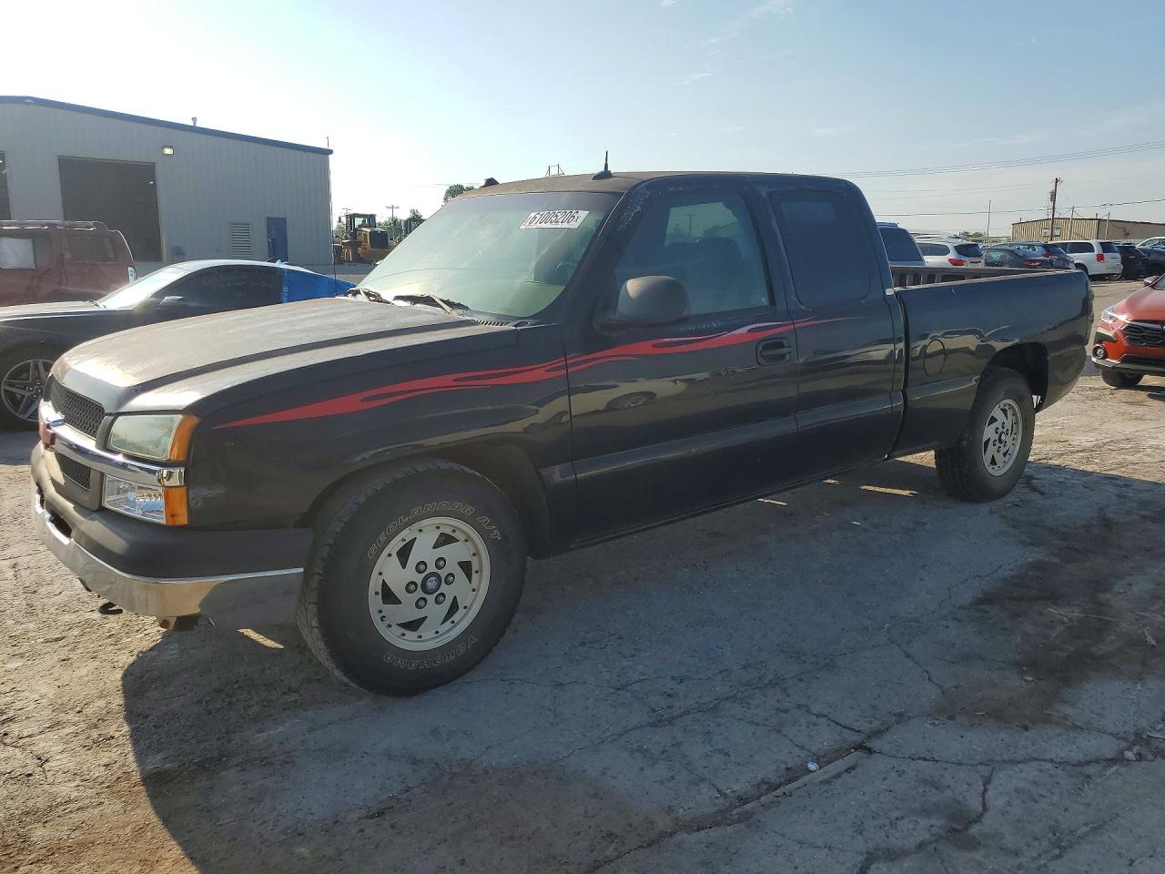 2004 Chevrolet Silverado C1500 Black vin: 2GCEC19T641141875