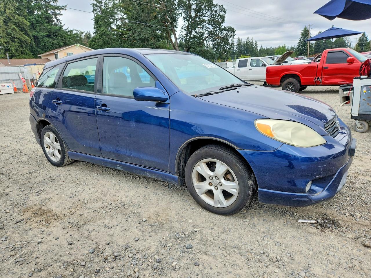 2006 Toyota Corolla Matrix Xr Blue vin: 2T1KR32E66C588610