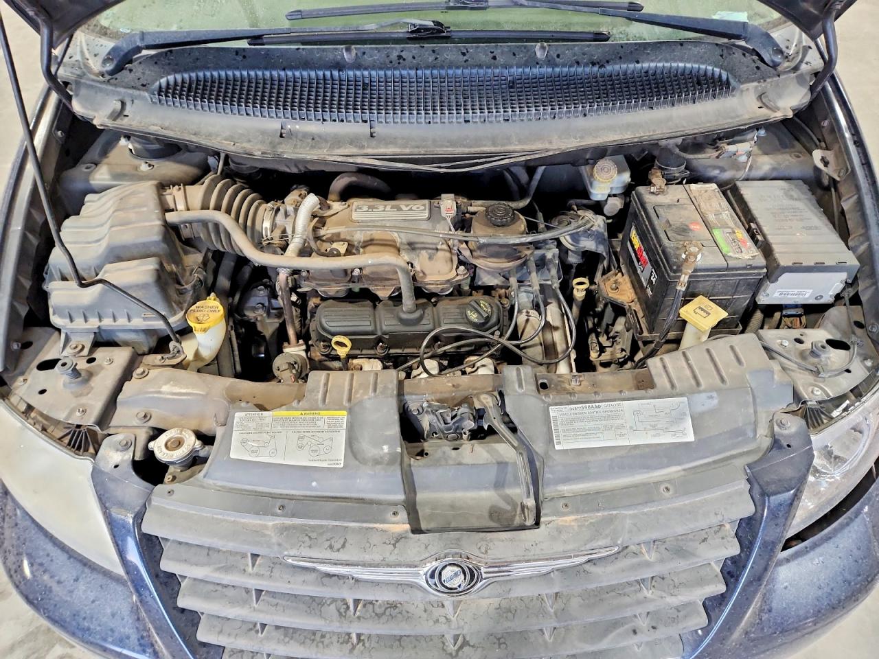 2007 Chrysler Town & Country Lx Blue vin: 1A4GJ45R57B248263