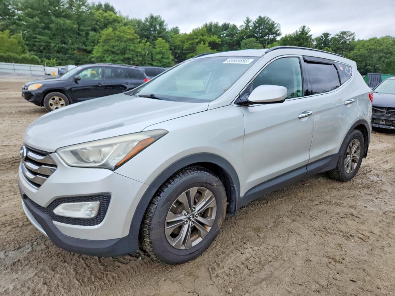 2013 Hyundai Santa Fe Sport 2.4l Серебряный vin: 5XYZUDLB6DG011973