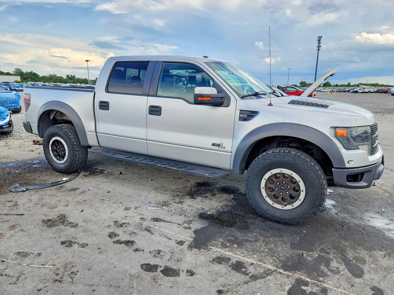 2014 Ford F150 Svt Raptor Серебряный vin: 1FTFW1R62EFB99935