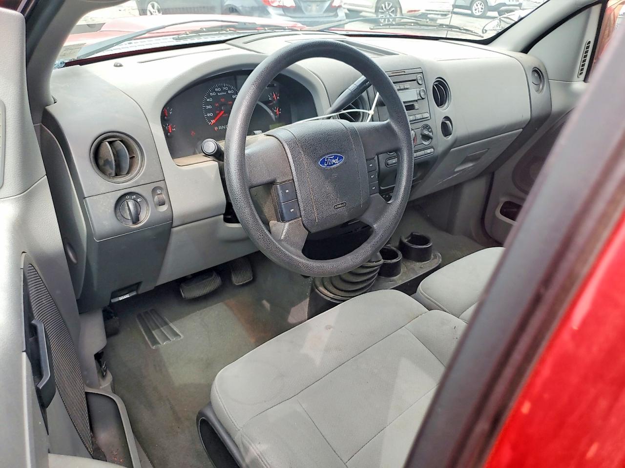 2004 Ford F150 Lariat Red vin: 1FTRF04W14KB28598