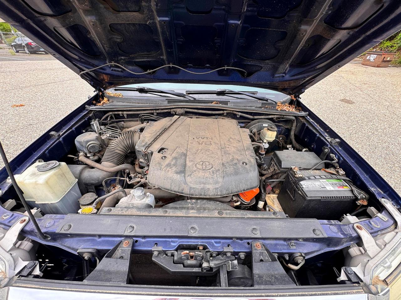 2015 Toyota Tacoma V6 Blue vin: 3TMLU4EN6FM200996