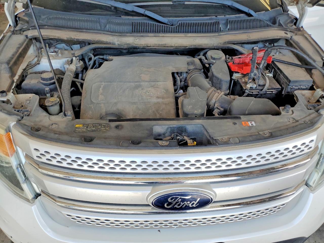 2012 Ford Explorer Xlt White vin: 1FMHK7D83CGA20272