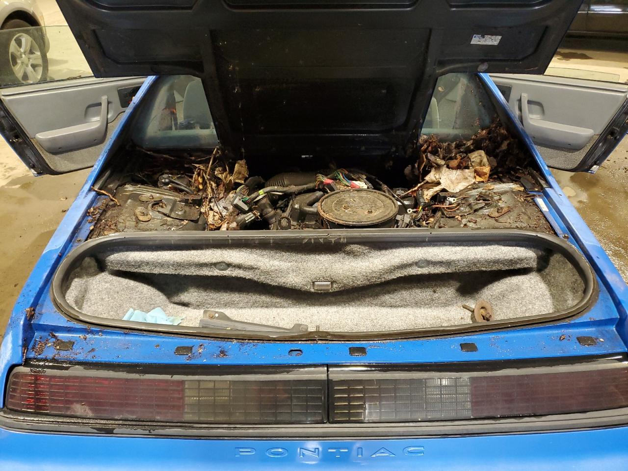 1987 Pontiac Fiero Se Blue vin: 1G2PF11R6HP237261