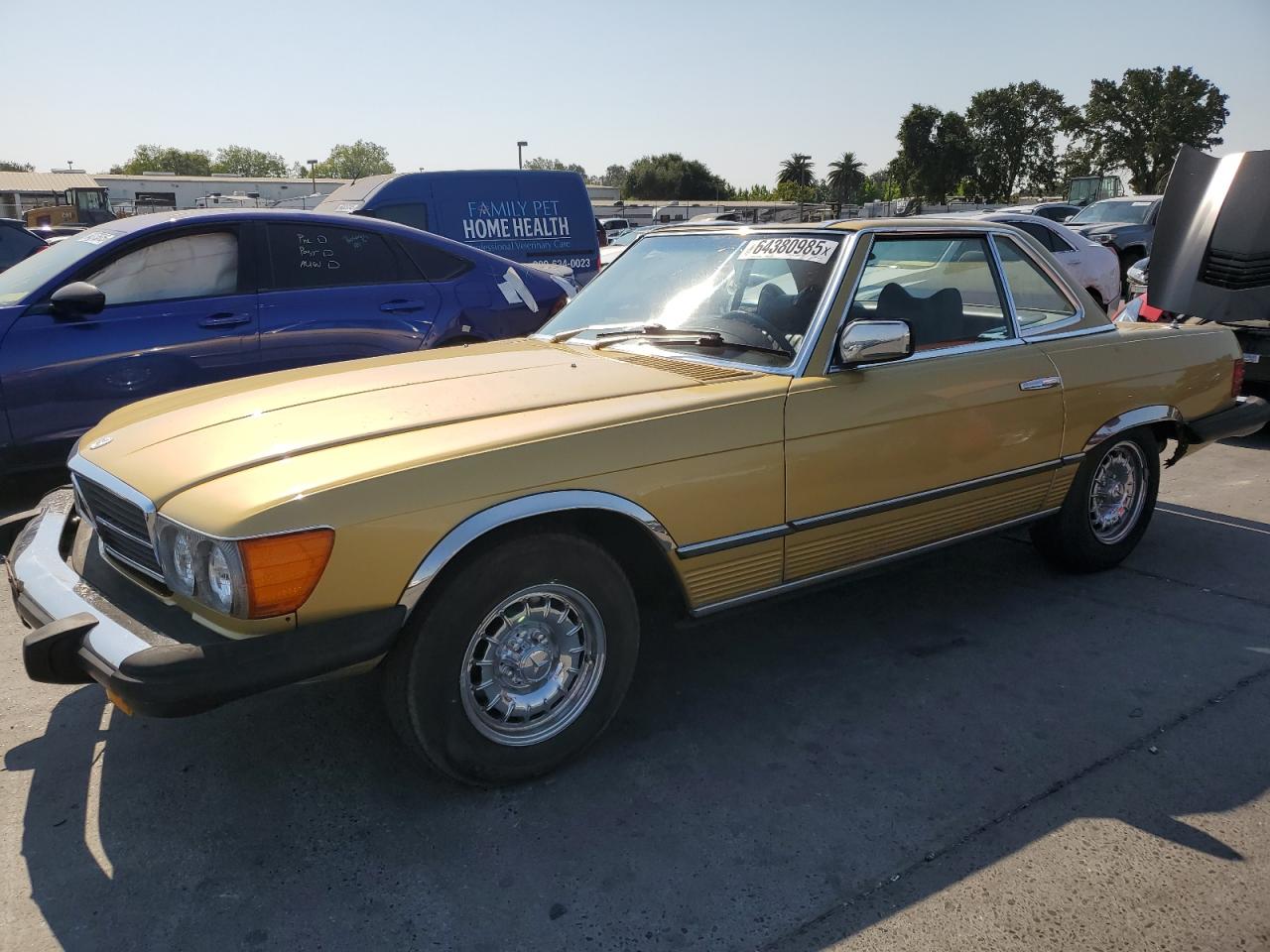 1979 Mercedes Benz 450sl Gold vin: 10704412049130