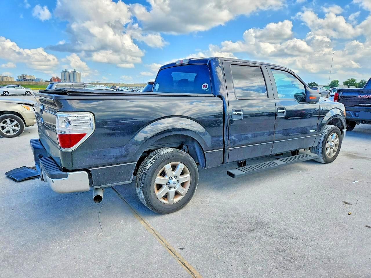 2013 Ford F150 Supercrew Black vin: 1FTFW1CTXDFB95676