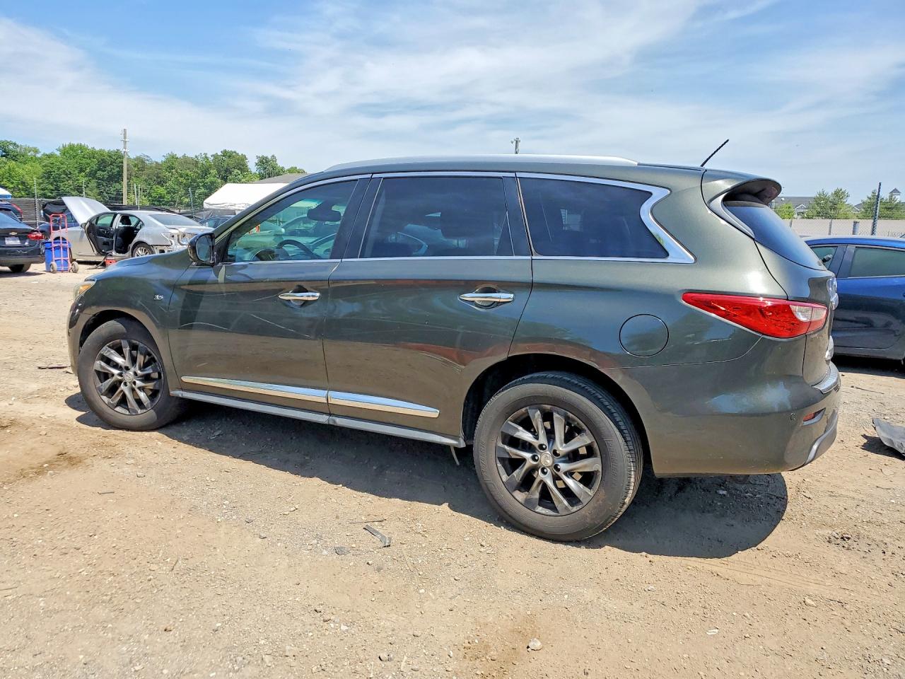 2014 Infiniti Qx60 Base Gray vin: 5N1AL0MM6EC532394