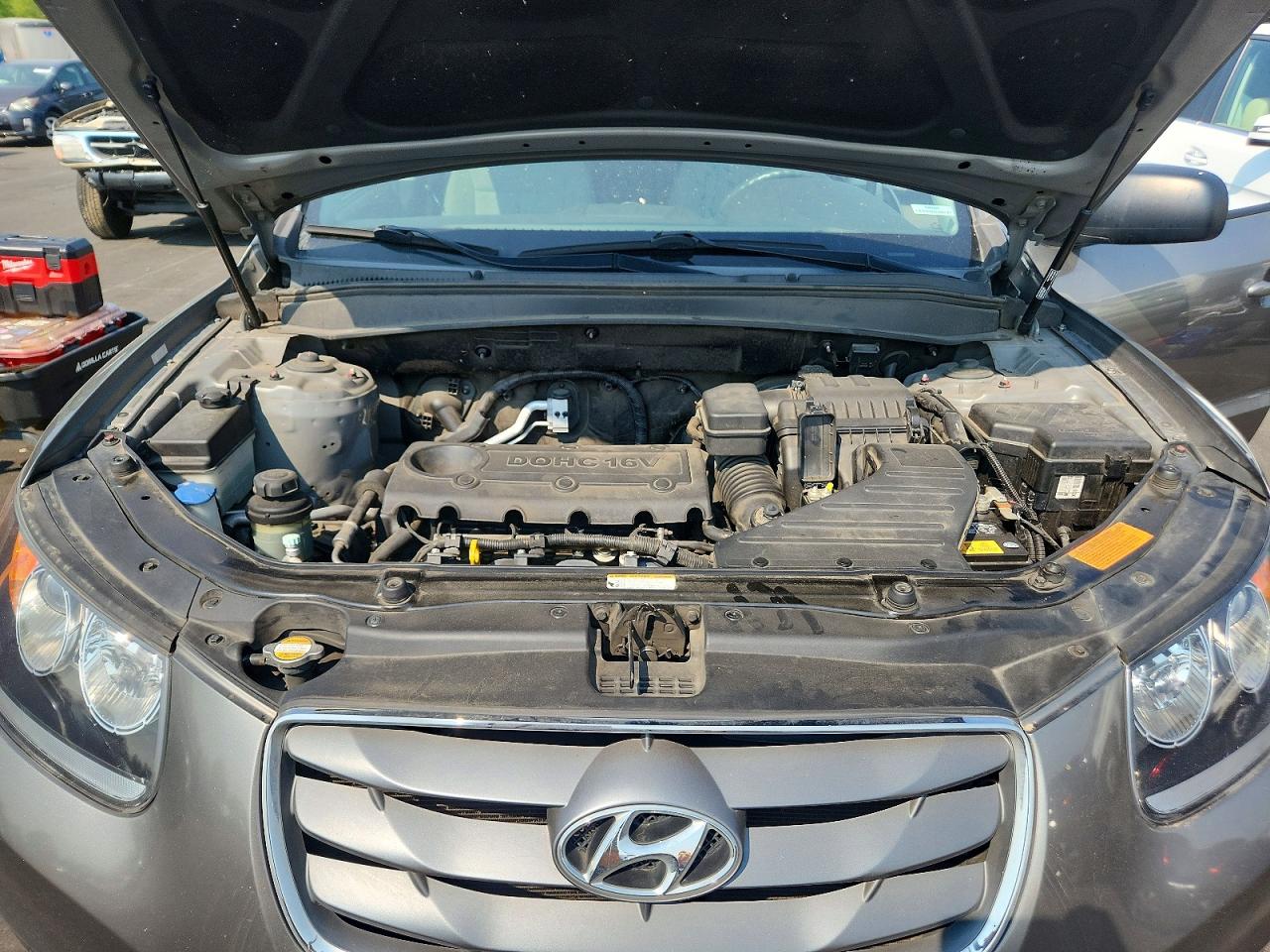2012 Hyundai Santa Fe Gls Gray vin: 5XYZGDAB8CG154061