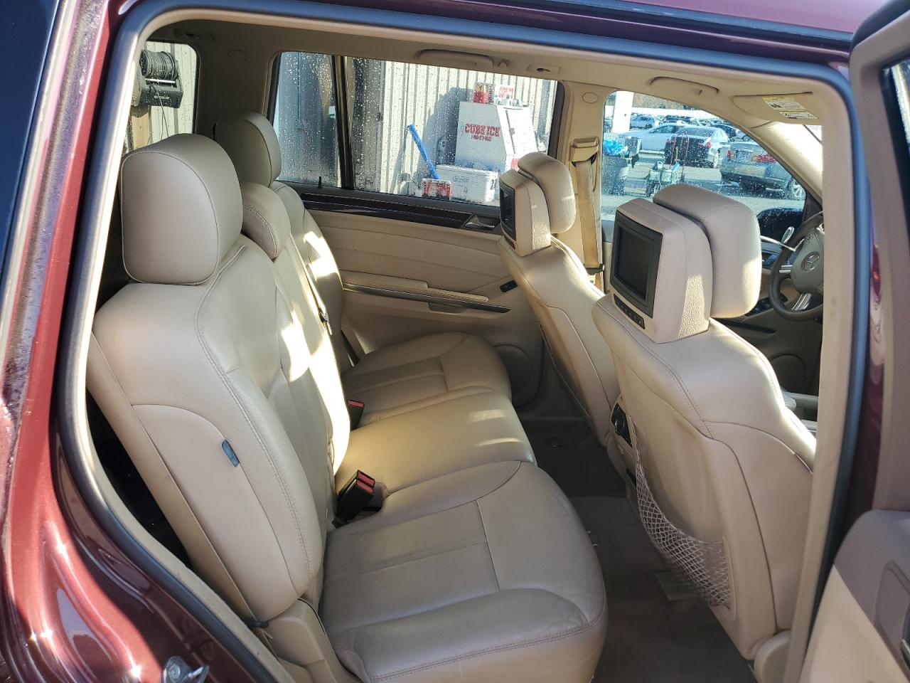 2008 Mercedes-benz Gl 550 4matic Burgundy vin: 4JGBF86E68A330252