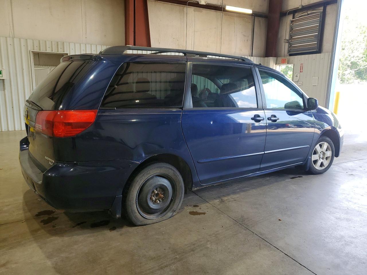 2004 Toyota Sienna Xle 7 Passenger Blue vin: 5TDZA22C44S013313