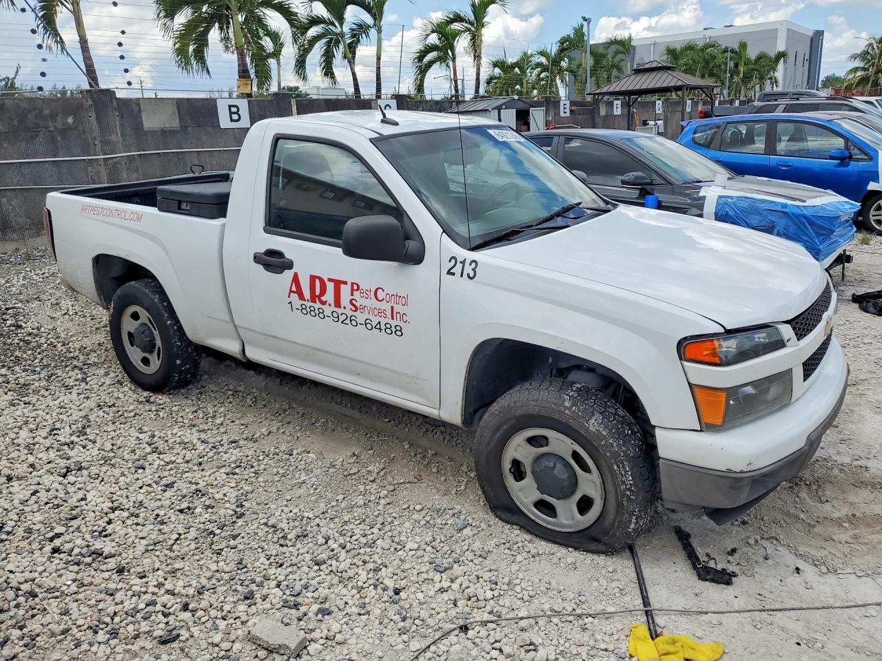 2011 Chevrolet Colorado Белый vin: 1GCGTBF96B8131297