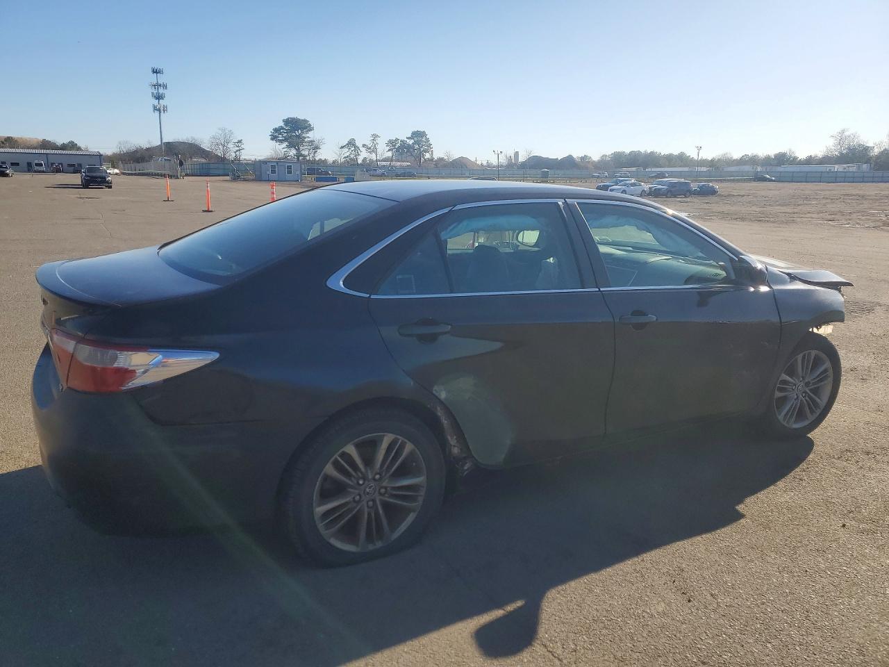 2015 Toyota Camry Se Black vin: 4T1BF1FK7FU002265