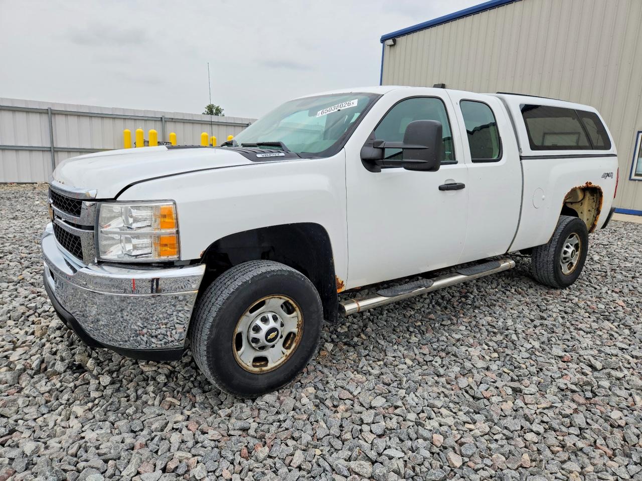 2013 Chevrolet Silverado K2500 Heavy Duty White vin: 1GC2KVCG8DZ158337