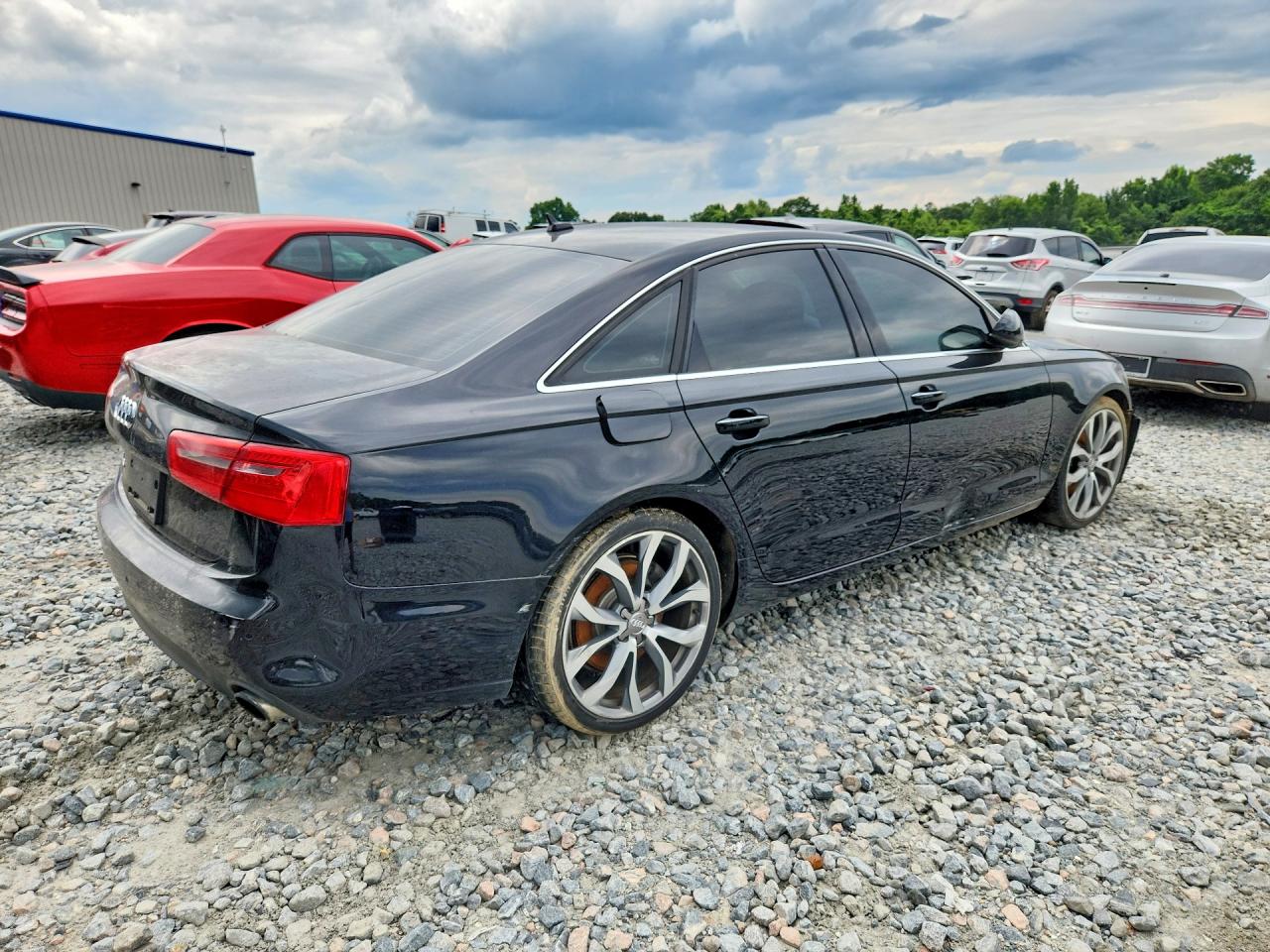 2014 Audi A6 Premium Plus Black vin: WAUGFAFC7EN092462