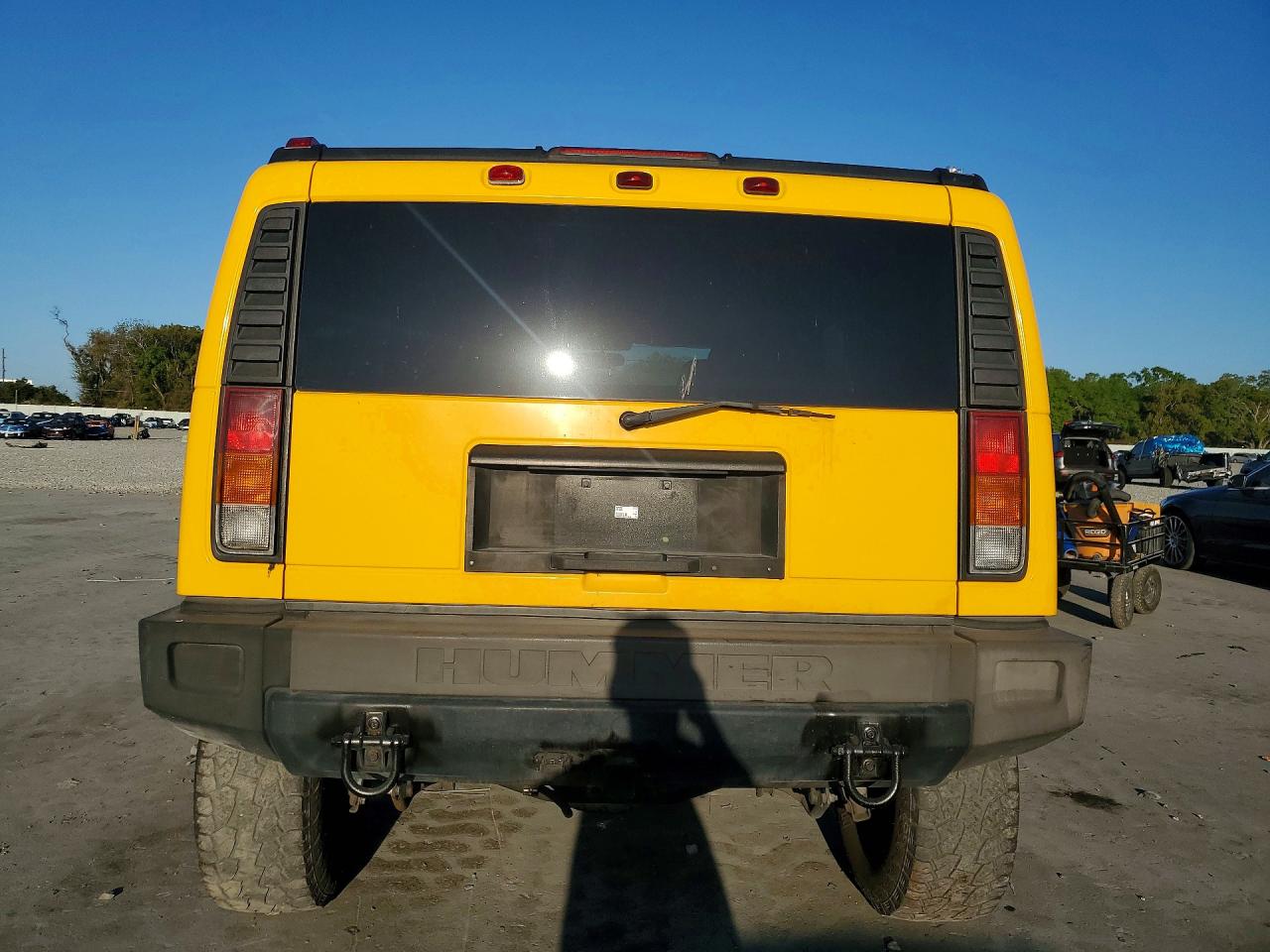2003 Hummer H2 Желтый vin: 5GRGN23U63H107830