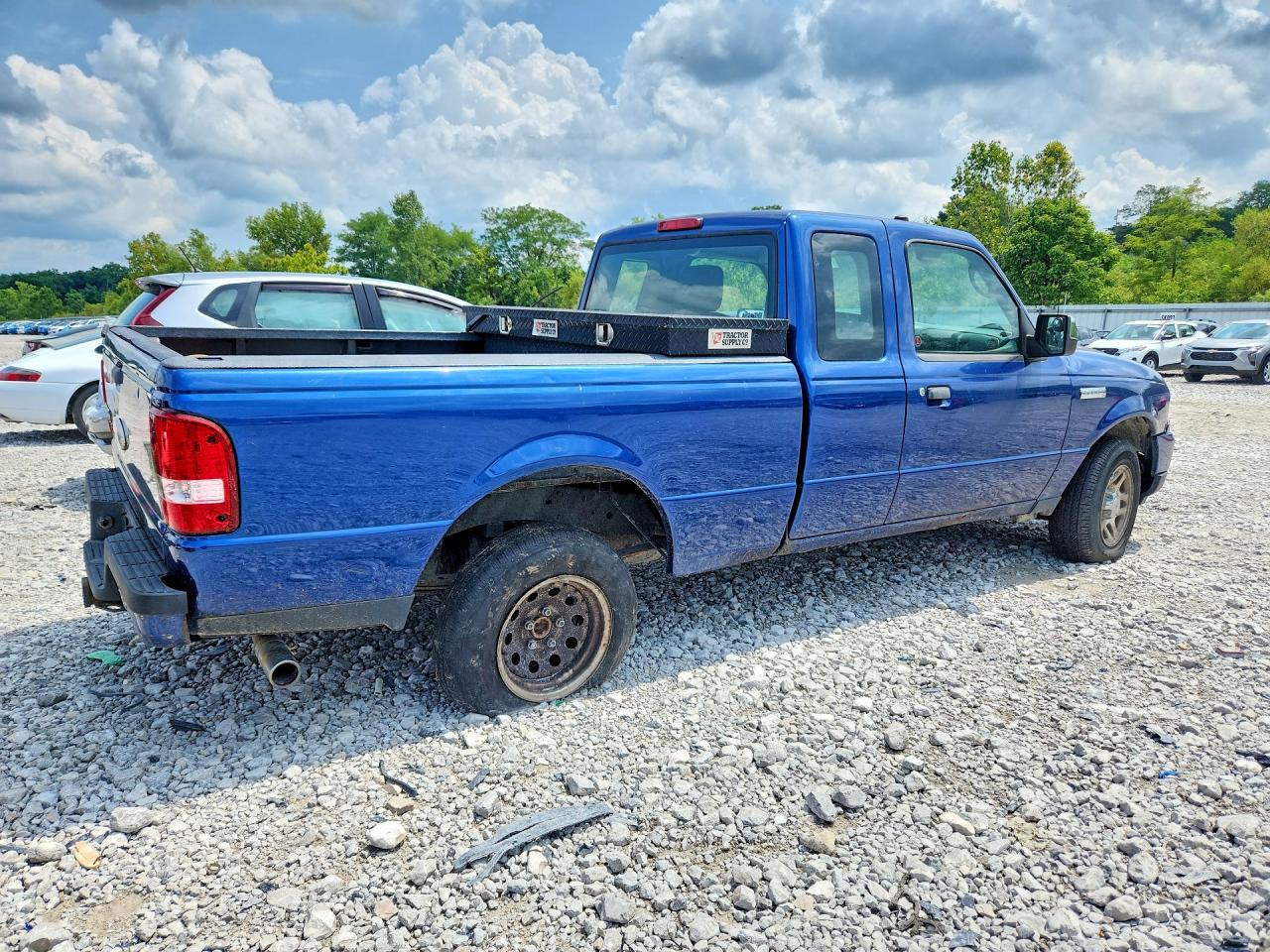 2010 Ford Ranger Super Cab Blue vin: 1FTKR4EE6APA39968