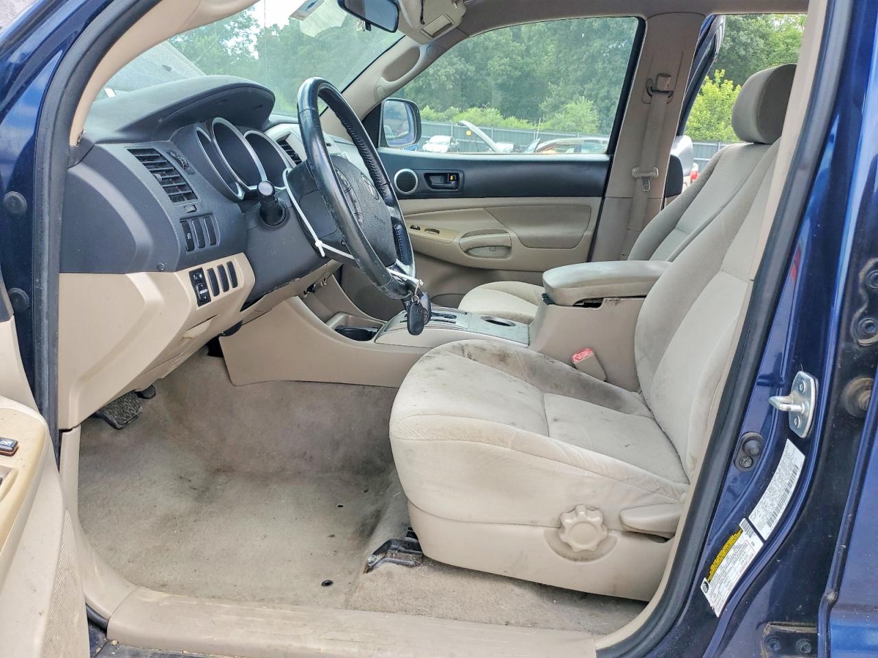 2007 Toyota Tacoma Double Cab Prerunner Blue vin: 3TMJU62N67M033175