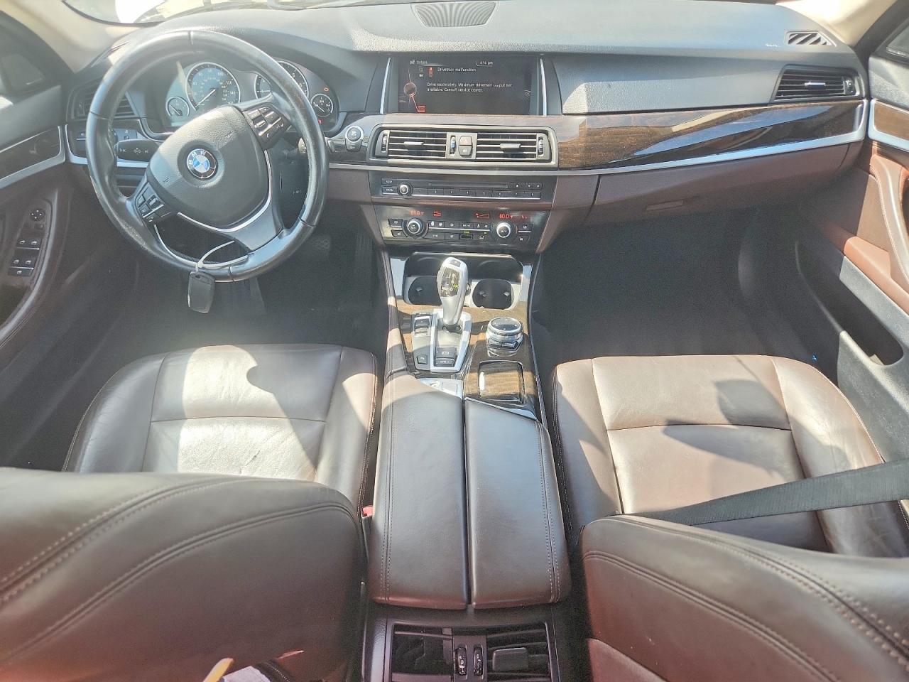 2015 Bmw 528 I White vin: WBA5A5C54FD513869