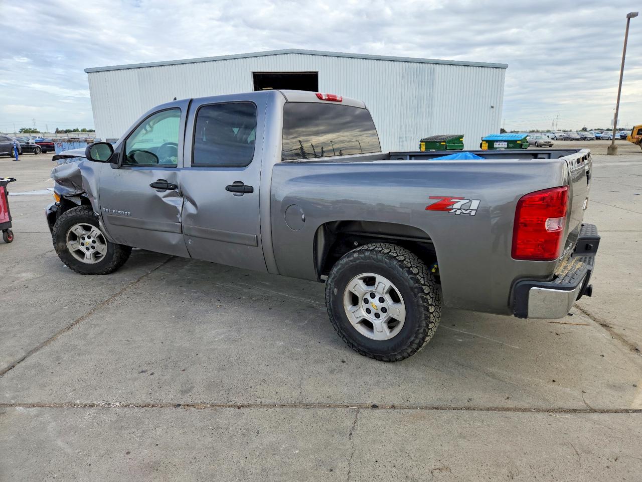 2007 Chevrolet Silverado K1500 Crew Cab Серый vin: 2GCEK13M671591454