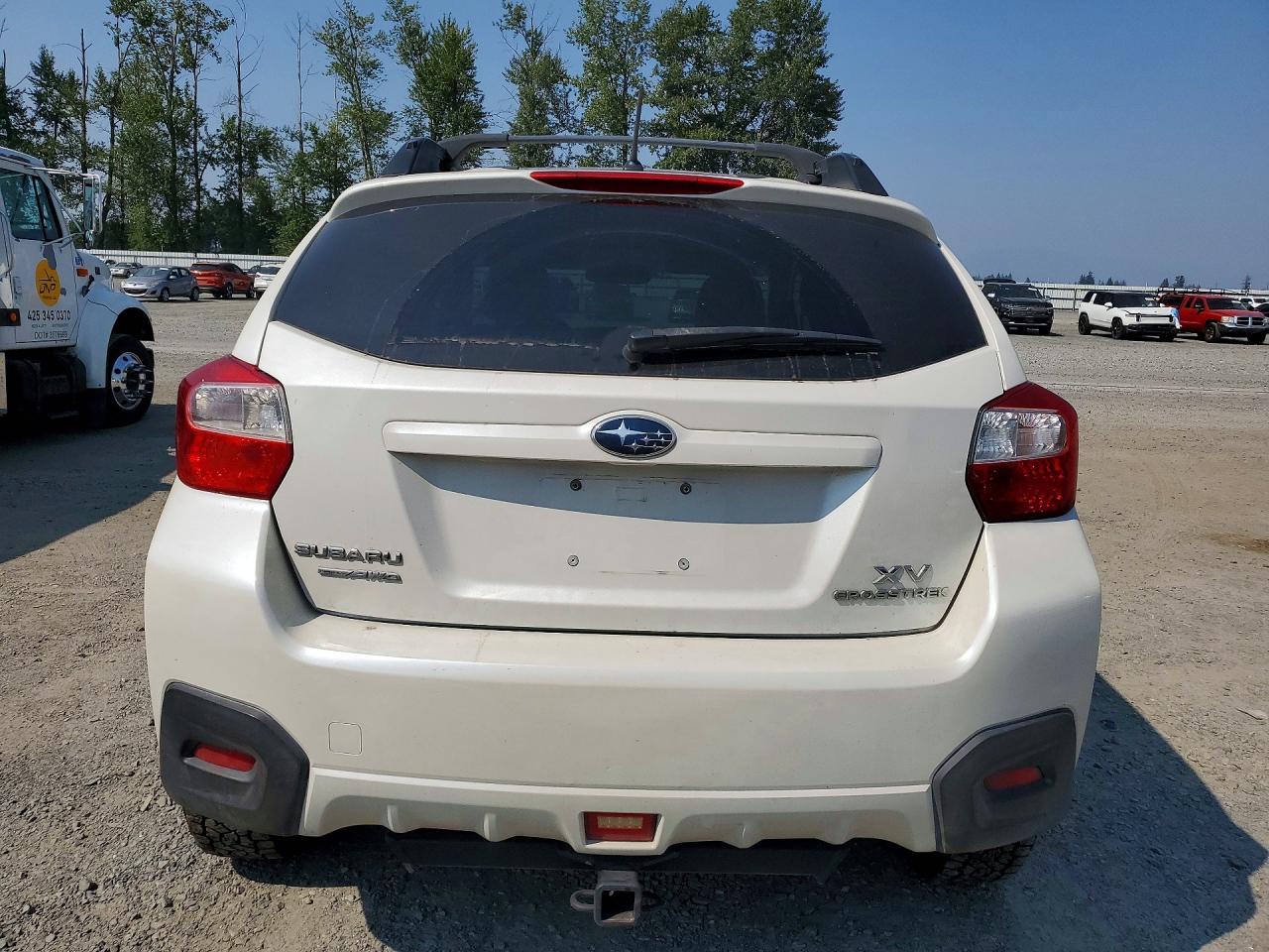 2014 Subaru Xv Crosstrek 2.0 Premium White vin: JF2GPACC4EG346980