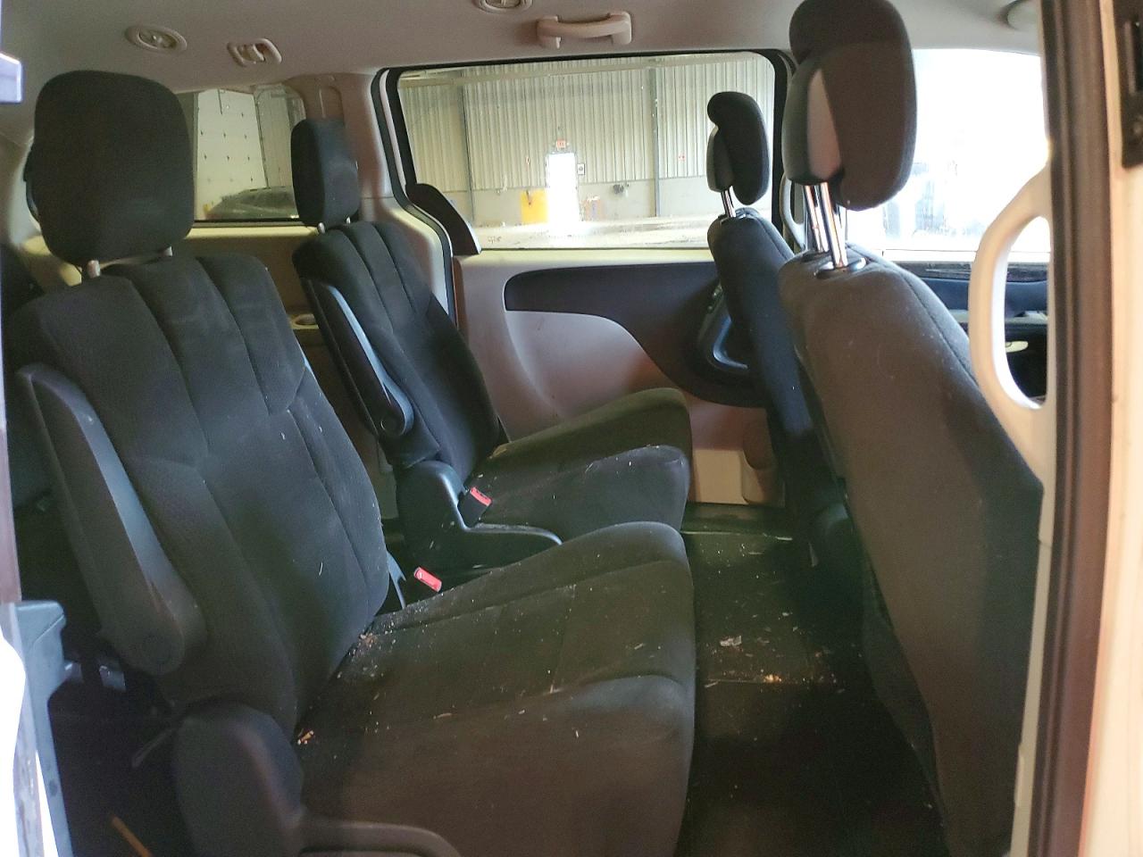 2012 Dodge Grand Caravan Sxt White vin: 2C4RDGCG1CR265582