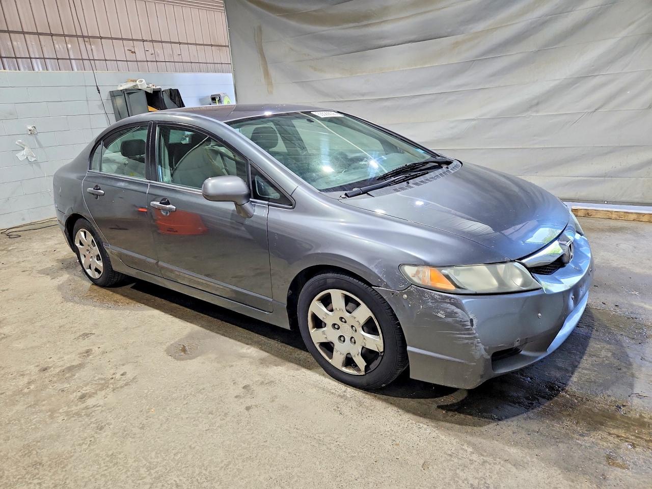 2010 Honda Civic Lx Gray vin: 2HGFA1F56AH553699