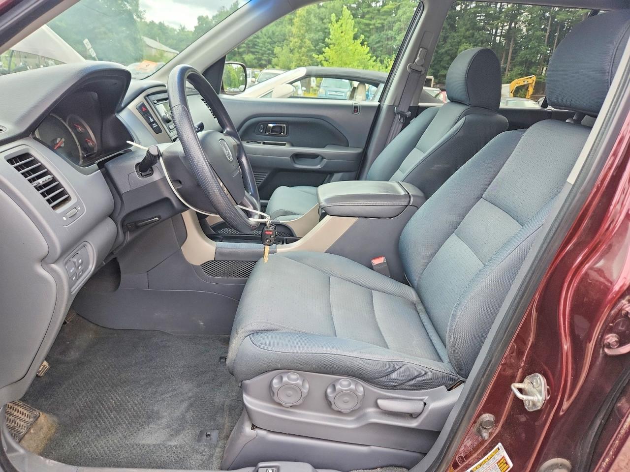 2008 Honda Pilot Vp Maroon vin: 5FNYF18278B050873
