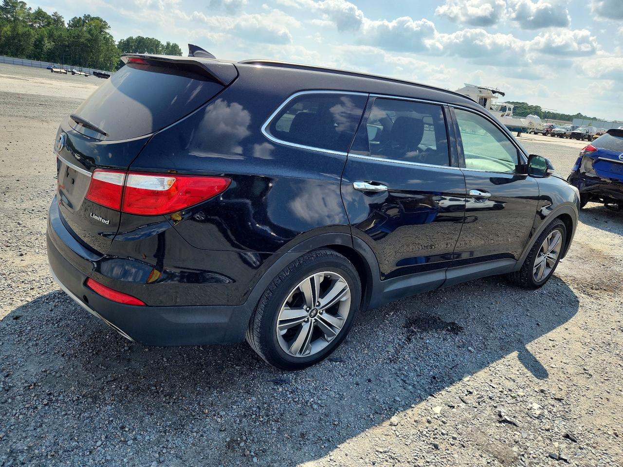 2013 Hyundai Santa Fe Limited Black vin: KM8SR4HF7DU007374