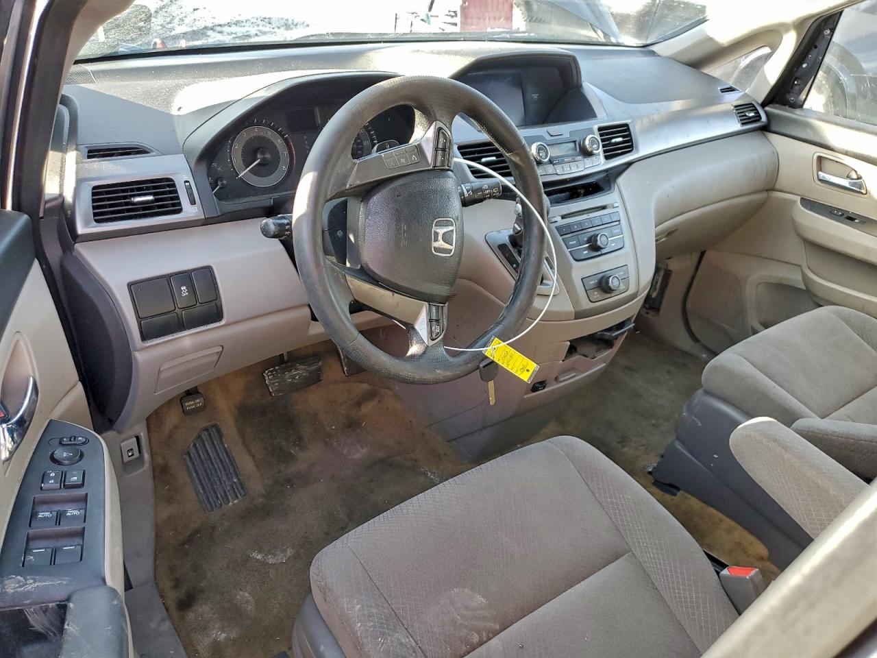 2014 Honda Odyssey Lx Gray vin: 5FNRL5H2XEB026826