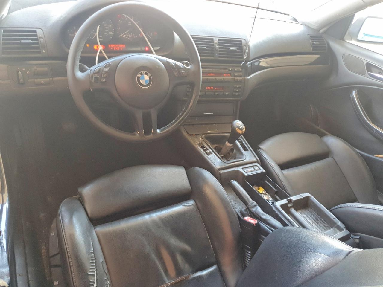 2001 Bmw 325 Ci Silver vin: WBABN33421JW49639