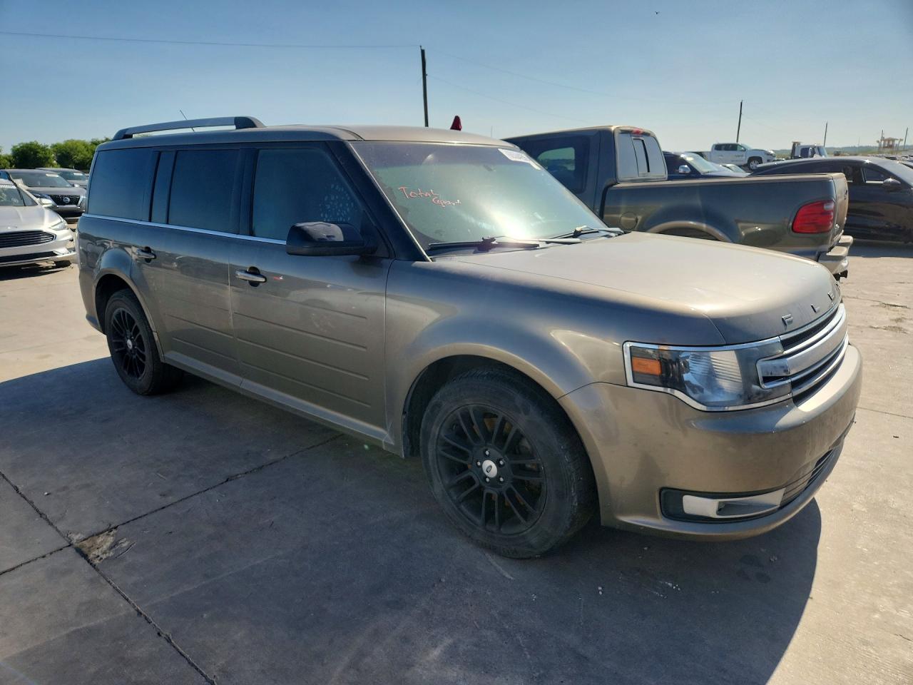 2014 Ford Flex Sel Gray vin: 2FMHK6C82EBD16311