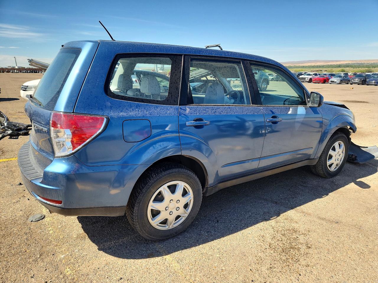 2009 Subaru Forester 2.5x Blue vin: JF2SH61639H777442