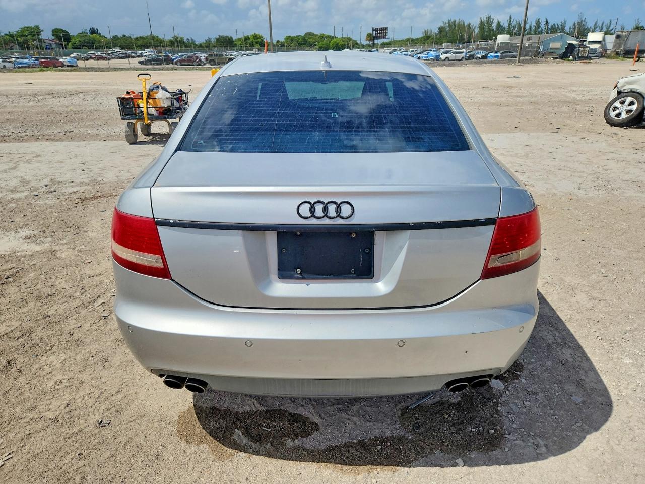 2007 Audi S6 Quattro Серебряный vin: WAUGN94F07N036008