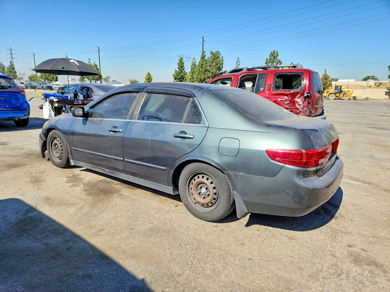 2005 Honda Accord Lx Gray vin: 1HGCM56415A076774