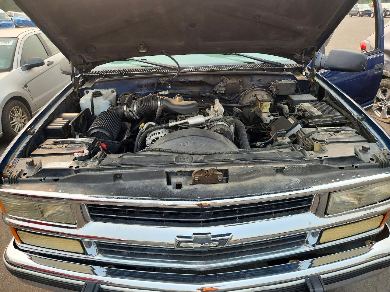 1999 Chevrolet Tahoe K1500 Blue vin: 1GNEK13R4XJ535098