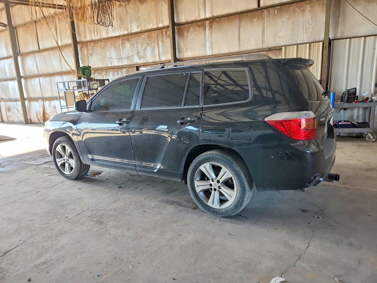 2008 Toyota Highlander Sport Black vin: JTEES43A182091786