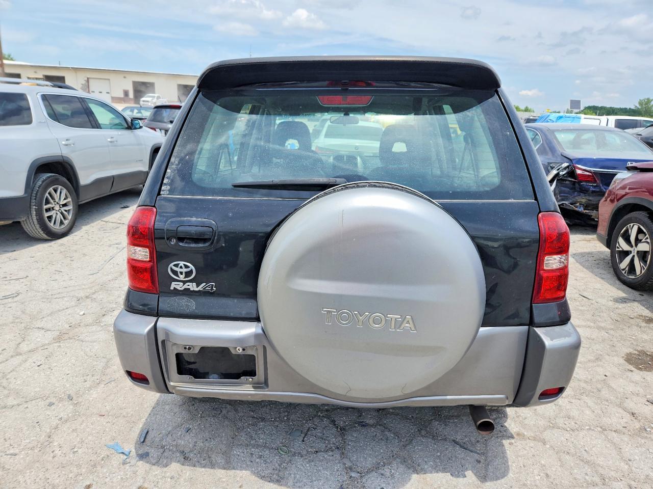 2005 Toyota Rav4 Base Black vin: JTEGD20V350049254