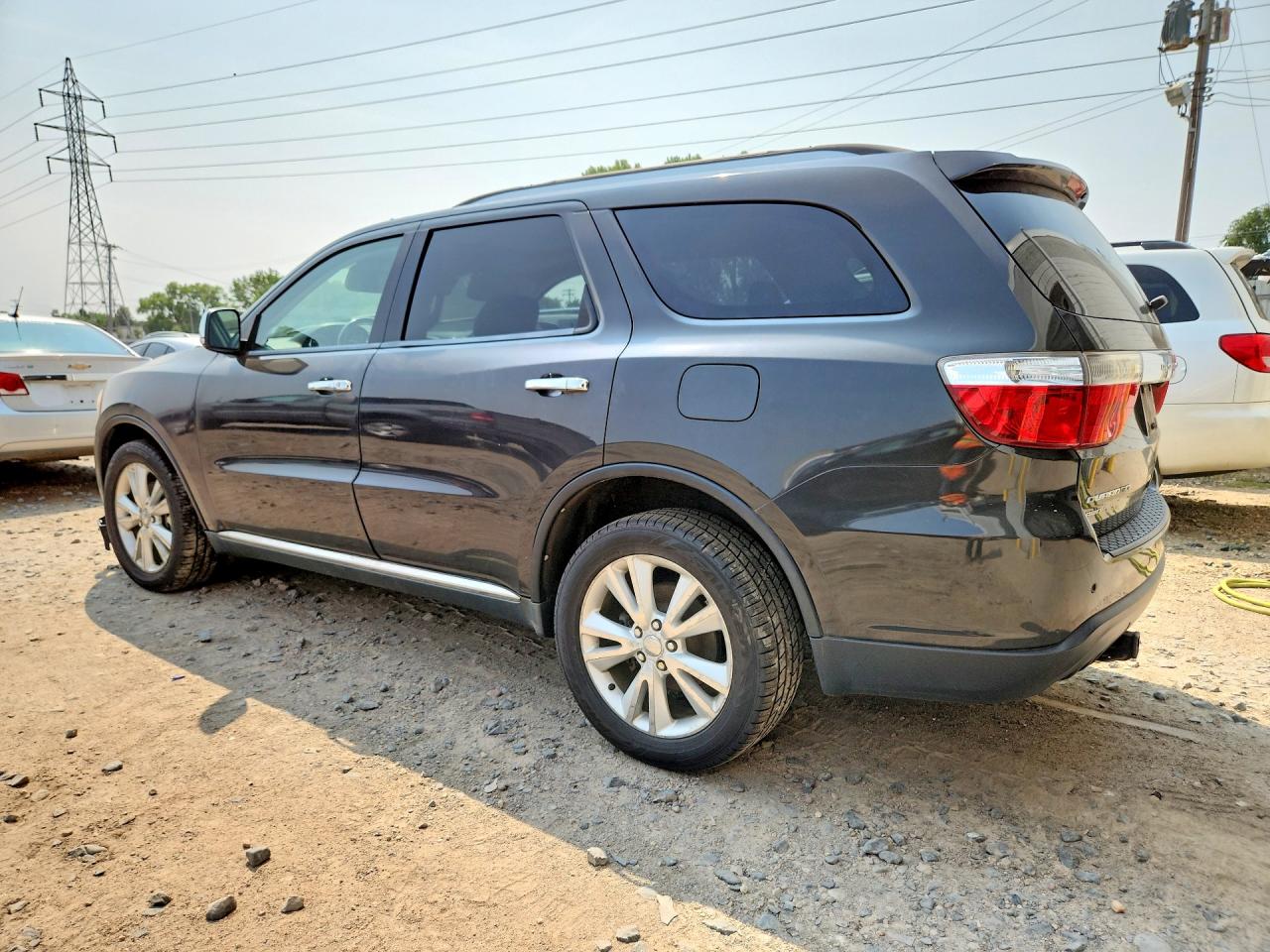 2011 Dodge Durango Crew Gray vin: 1D4RE4GG6BC717218