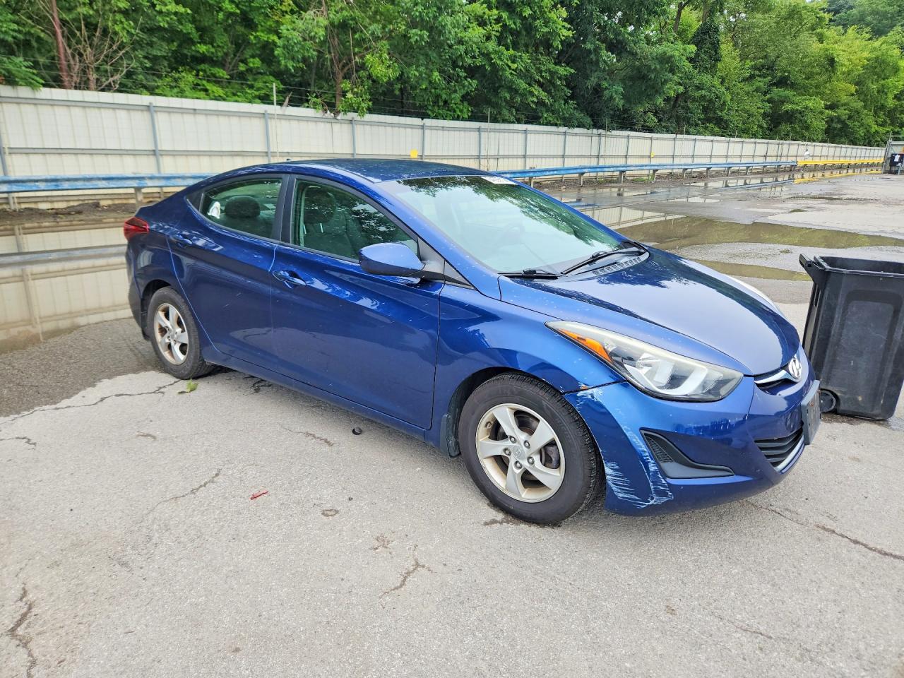 2015 Hyundai Elantra Se Blue vin: 5NPDH4AE2FH648835