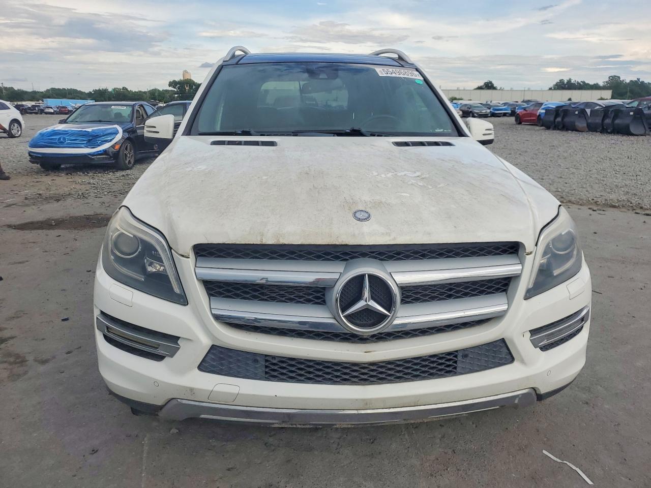 2014 Mercedes-benz Gl 450 4matic White vin: 4JGDF7CE7EA423509