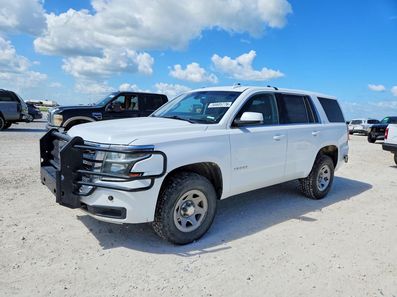 2015 Chevrolet Tahoe K1500 White vin: 1GNSK4EC5FR623154