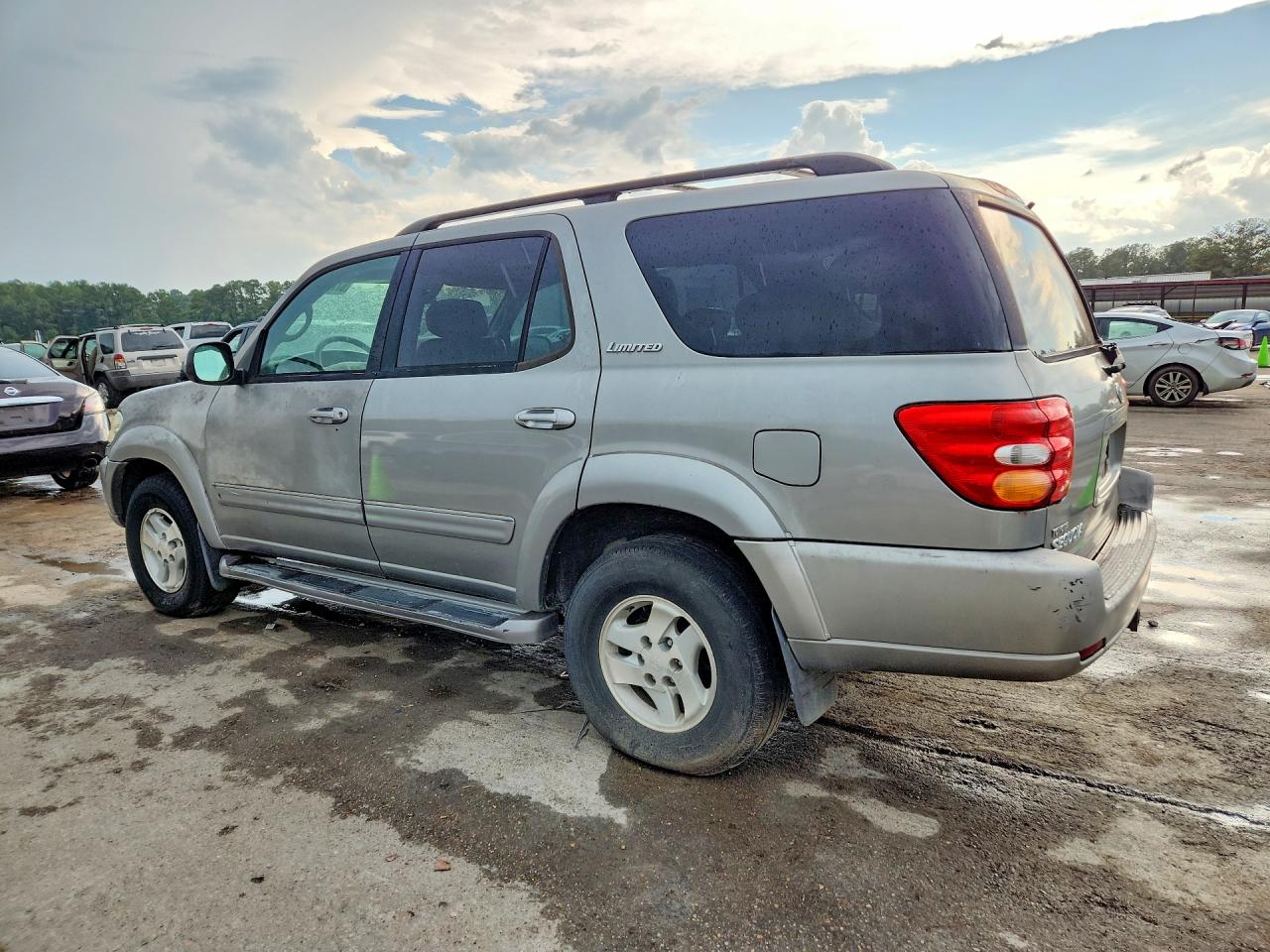 2002 Toyota Sequoia Limited Gray vin: 5TDZT38A02S137078