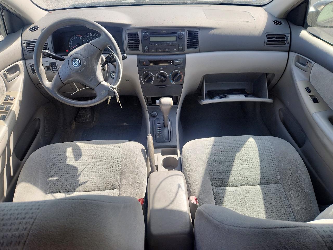 2006 Toyota Corolla Ce Gray vin: 1NXBR32E66Z624164